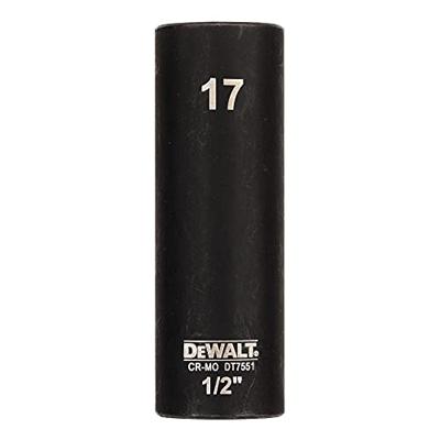 DeWALT DT7551 Krachtdop 1/2" lang | 17mm DeWALT DT7551 Krachtdop 1/2" lang | 17mm