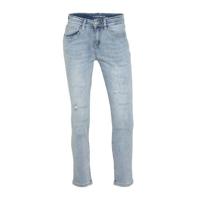 Esqualo straight fit jeans light blue denim - thumbnail