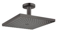 Hansgrohe Hoofddouche Raindance E 300 1jet Plafondbevestiging Geborsteld Zwart Chroom - thumbnail