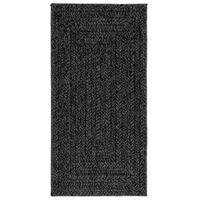 VidaXL Vloerkleed zizur binnen en buiten 60x110 cm jute look antraciet - thumbnail