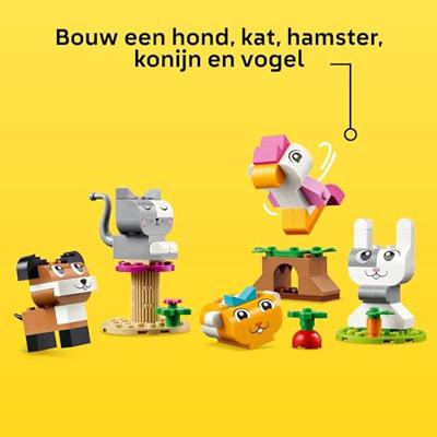 Bouwspel Lego Classic Creative Pets Multicolour - thumbnail