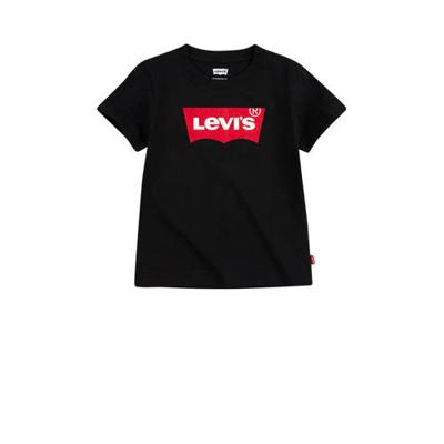 Levi's Kids T-shirt Batwing met logo zwart Levi's Kids T-shirt Batwing met logo zwart
