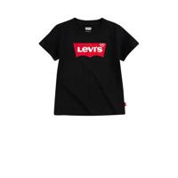Levi's Kids T-shirt Batwing met logo zwart - thumbnail