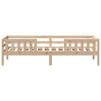 Bedframe zonder matras massief grenenhout 75x190 cm - thumbnail