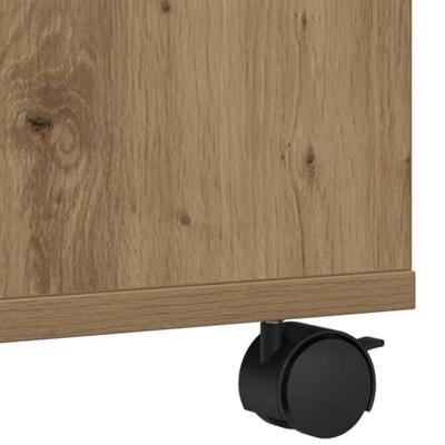 VidaXL Printerstand artisan eiken 60 x 48 x 74 cm bewerkt hout
