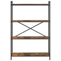 Boekenkast Gerookt eiken 80 x 30 x 118 cm Hout - thumbnail