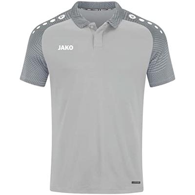 JAKO 6322K Polo Performance Kids - Zachtgrijs/Steengrijs - 140