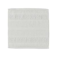 Cawö Cawö Noblesse Uni Gezichtsdoekje Wit - thumbnail