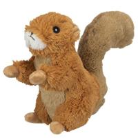 Trixie hondenspeelgoed eekhoorn pluche gerecycled 20 cm 2 st - thumbnail