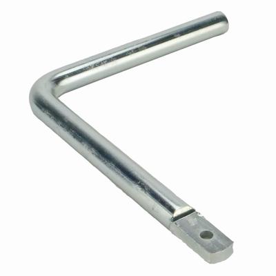 GB kruk voor boerenklinkstel gezet deurdikte 50-65mm verzinkt | 1 stuk - 17270420