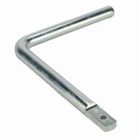 GB kruk voor boerenklinkstel gezet deurdikte 50-65mm verzinkt | 1 stuk - 17270420 - thumbnail