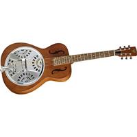 Epiphone Dobro Hound Dog Round Neck Vintage Brown resonatorgitaar - thumbnail