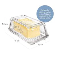 KILNER - Botervloot - Botervloot met deksel glas - thumbnail