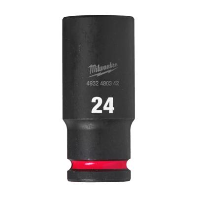 Milwaukee ShockWave™ Krachtdop 1/2" | lang | 24mm - 4932480342 Milwaukee ShockWave™ Krachtdop 1/2" | lang | 24mm - 4932480342