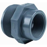 Effast Soknippel 2" x 1¼" Buitendraad Binnendraad - PVC Drukbestendig - Universeel voor PVC Leidingsystemen - thumbnail