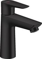 Wastafelmengkraan Talis E HansGrohe 110 Eengreeps CoolStart Zonder Afvoer Mat Zwart - thumbnail