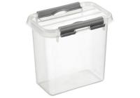 Sunware Q-line box 1,1 liter transp/metaal - thumbnail