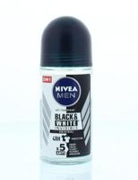 NIVEA MEN Black & White Invisible Original AntiTranspirant Deo Roller 50ml bij Jumbo - thumbnail