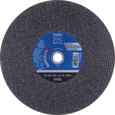 PFERD TOOLS 80 EHT 300-4,0 SG STEEL/22,23 61329322 Doorslijpschijf recht 300 mm 20 stuk(s) Gietijzer, Staal