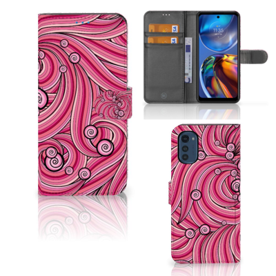 Motorola Moto E32 | Moto E32s Hoesje Swirl Pink Motorola Moto E32 | Moto E32s Hoesje Swirl Pink