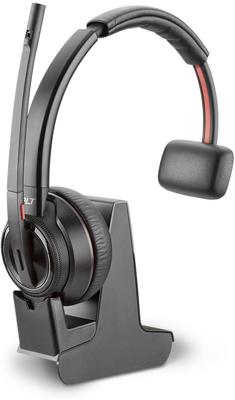 POLY W8210 Headset Draadloos Hoofdband Kantoor/callcenter Bluetooth Zwart