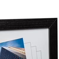 Hampton fotokader Oxford, in 2 cm MDF, zwart, A4 - thumbnail
