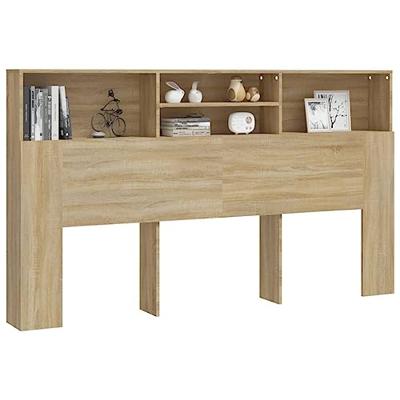 Hoofdbordkast 180x19x103,5 cm sonoma eikenkleurig