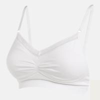 Noppies Voedingsbh Zwangerschapsbh Naadloos Wit - thumbnail