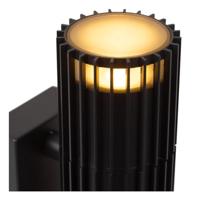 Lucide TIMBALA - Wandspot / Wandlamp Binnen/Buiten - 2xGU10 - IP44 - Beweging & dag/nacht sensor - Zwart | Essential - thumbnail