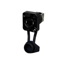 Rean AV RJ45 Feedthrough, 90° up, IP65 Airtight, bulk RRE8F-Z-011-0 Bus, inbouw Zwart 100 stuk(s) - thumbnail