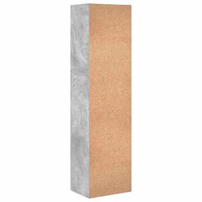 Boekenkast 40x30x152 cm bewerkt hout betongrijs