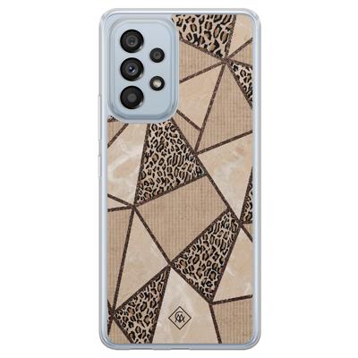 Samsung Galaxy A53 hybride hoesje - Leopard abstract Samsung Galaxy A53 hybride hoesje - Leopard abstract