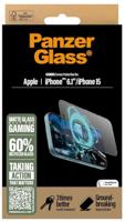 PanzerGlass Gaming 2857 Screenprotector (glas) Apple iPhone 15, iPhone 16 1 stuk(s) Anti-vingerafdruk, Krasvast - thumbnail
