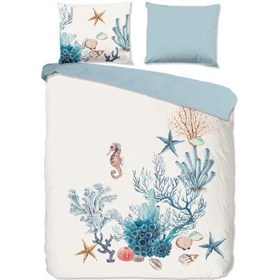 Good Morning Dekbedovertrek "maritiem" - Wit - (140x200/220 cm) - Katoen