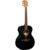 LAG Guitars Tramontane 70 T70A Black Satin akoestische westerngitaar