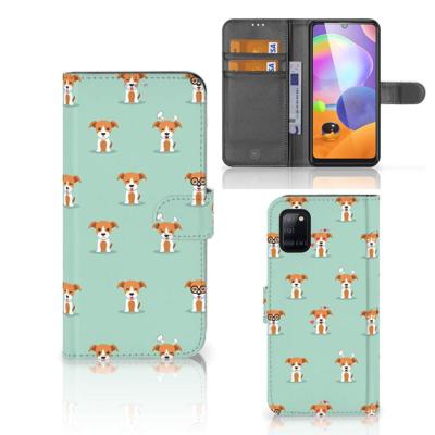 Samsung Galaxy A31 | Telefoonhoesje | Met pasjeshouder | Pups Samsung Galaxy A31 | Telefoonhoesje | Met pasjeshouder | Pups