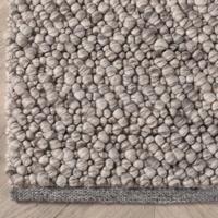 Nohr Vloerkleed 'Ilia' Wol, 200 x 300cm, kleur Lichtgrijs - thumbnail