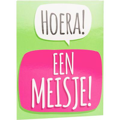Surprise Card - Hoera een meisje