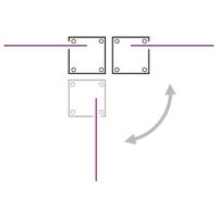 VidaXL Tuinscherm uittrekbaar 140x1200 cm rood - thumbnail