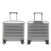 Alumaxx JU-45192 Aluminium Reistrolley GRAVITY + 4 Wielen 44x42x22.5 cm Zilver - thumbnail