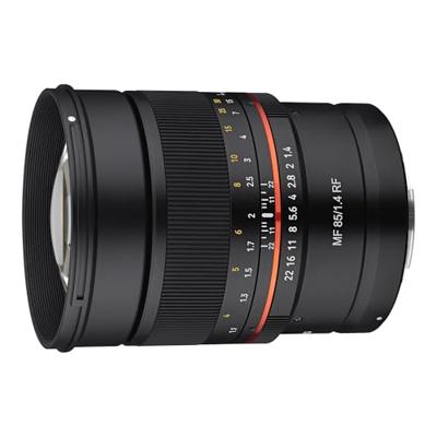 Samyang MF 85mm F1.4 Canon RF MILC Zwart - thumbnail