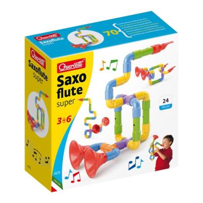 Quercetti buizen bouwset saxofoon, 24dlg.