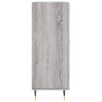 Dressoir 69,5x34x90 cm bewerkt hout grijs sonoma eikenkleurig - thumbnail