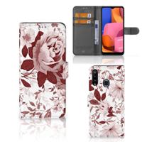 Hoesje Samsung Galaxy A20s Watercolor Flowers - thumbnail