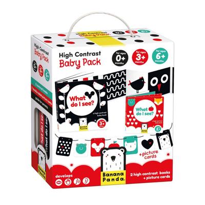 Banana Panda - hoog contrast babyset Banana Panda - hoog contrast babyset