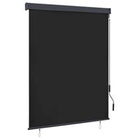 VidaXL Rolgordijn voor buiten 140x250 cm antraciet - thumbnail
