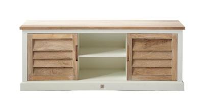 Rivièra Maison TV-meubel Pacifica 165cm - Hout,Wit Rivièra Maison TV-meubel Pacifica 165cm - Hout,Wit