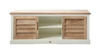 Rivièra Maison TV-meubel Pacifica 165cm - Hout,Wit - thumbnail