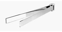 Geesa Modern Art Handdoekrek 2-armig Chroom 91350502 - thumbnail