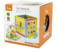 VIGA 5-in-1 speelkubus, afm 30x30x55 cm, 1 stuk - thumbnail